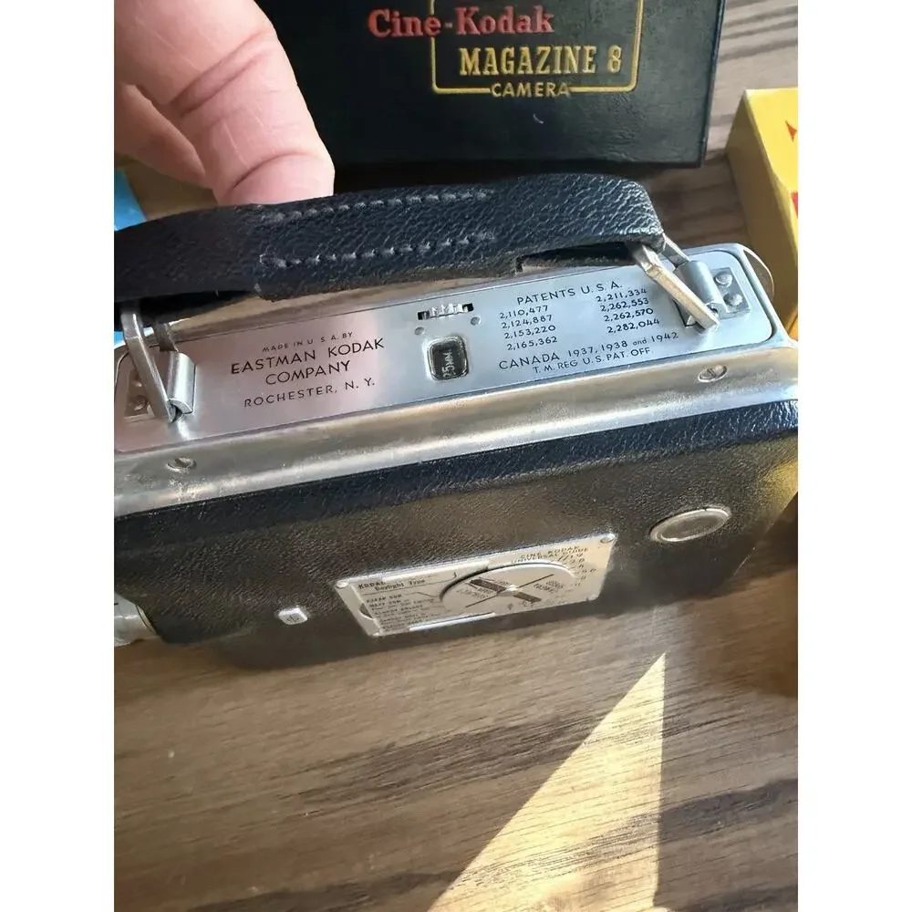 Vintage Cine-Kodak Magazine 8 Camera in Box with Film Vintage Movie Camera